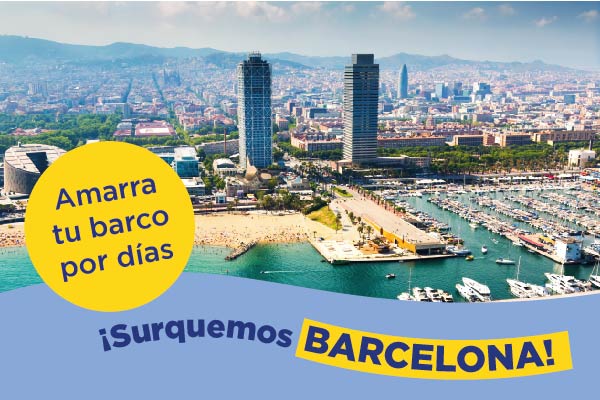 Amarre barco Barcelona