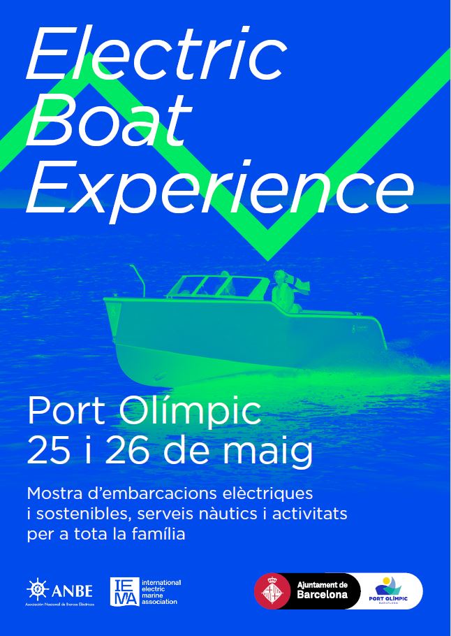 Cartell de la primera edició de la Port Olímpic Electric Boat Experience