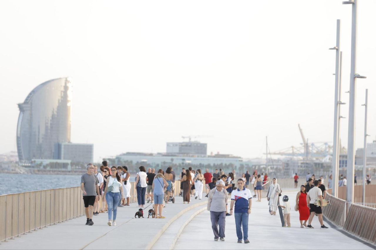 El dic de recer del Port Olímpic