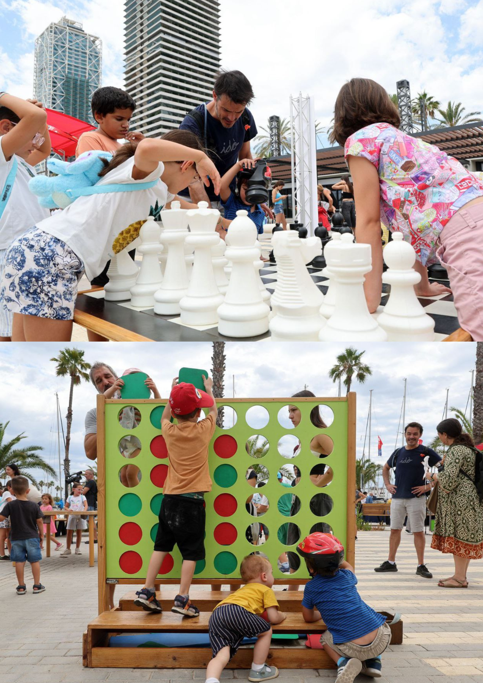 El Port Olímpic hosts the Regata Cultural, with concerts and activities ...