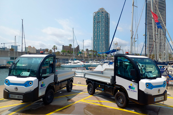 El Port Olímpic reforça la mobilitat interna amb l’adquisició de vehicles elèctrics