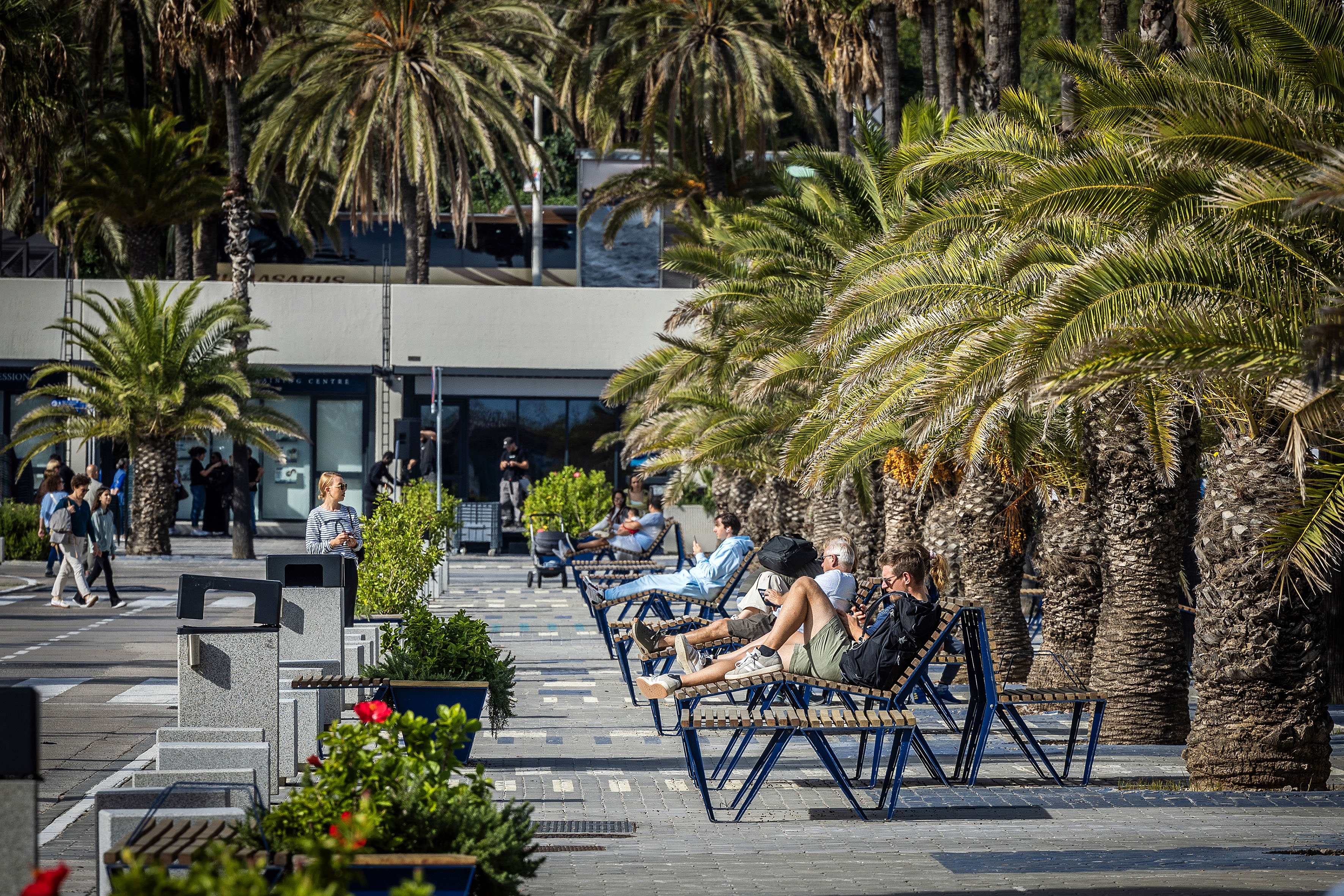 zones d'estada i passeig