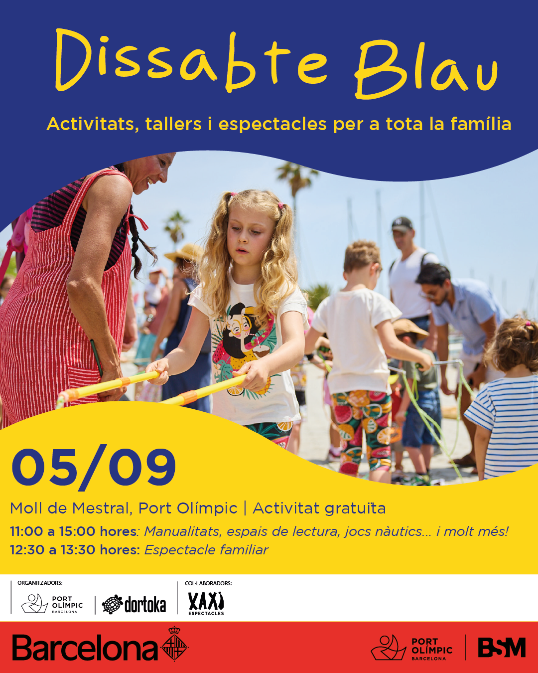 Dissabte blau activitats